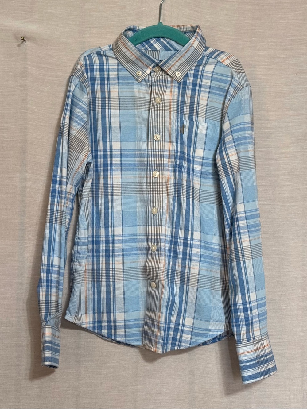 johnnie-O Kiffin Jr PREP-FORMANCE Boys 8 Maliblu Plaid Shirt NWOT